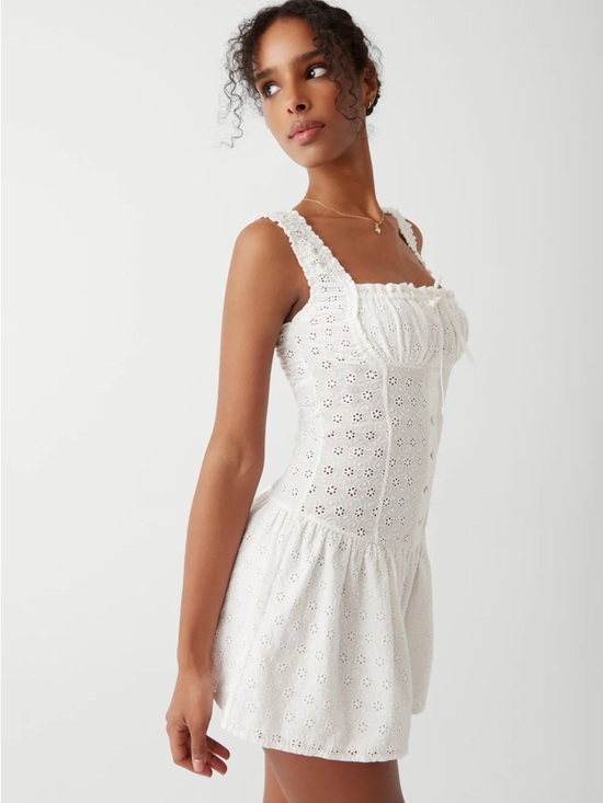 Frankie's Bikinis Dresses & Skirts - Frankie’s Bikinis Christa Square Neck Mini Dress
